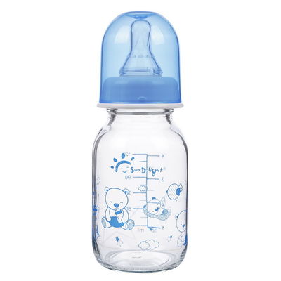 biberons de cou de 125ml 4oz de Borosilicate de bébé standard en verre