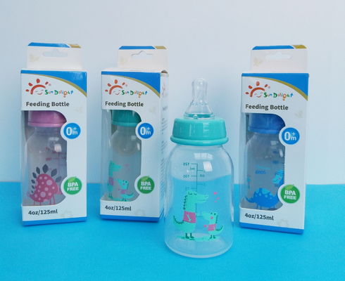 FDA BPA Free 4oz 125ml PP Plastic Baby Feeding Bottle