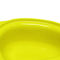 Cuvettes de alimentation et cuillères de bébé facile jaune LIBRE de poignée de BPA