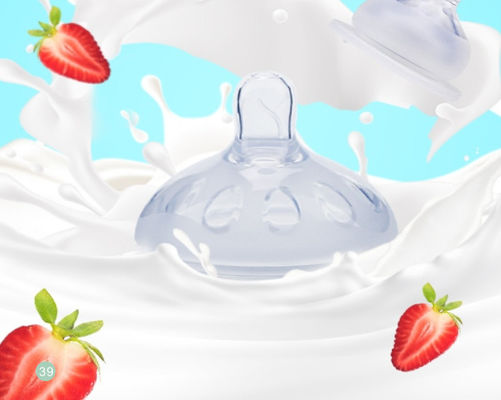 Bouteille de nourrissage pour nouveau-né de taille standard à cou large pour les mamelons de bébé de 0 à 6 mois