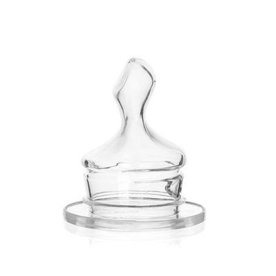 Mamelon orthodontique libre standard de silicone de bébé du cou BPA