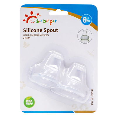 Trayons rapides d'écoulement de silicone de bec liquide transparent en caoutchouc