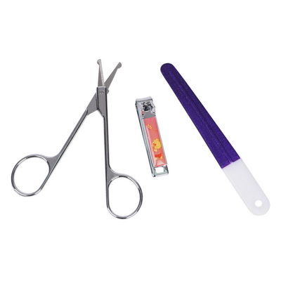 Ensemble de coupe-ongles de bébé de manucure d'acier inoxydable