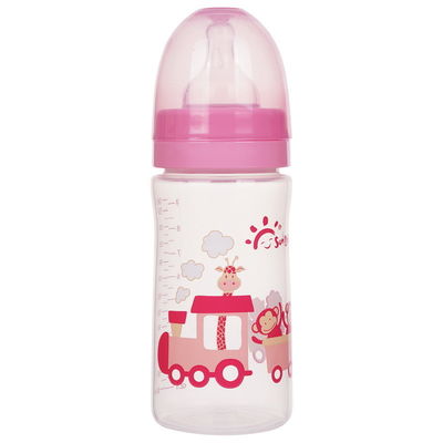 Biberon du cou 9oz 260ml d'arc de bébé large du silicone pp