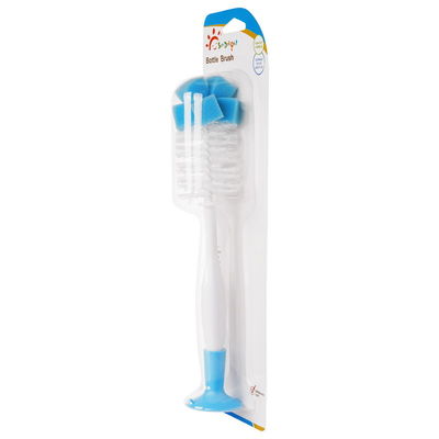 Brosse de biberon et de trayon de bébé bas d'éponge d'aspiration