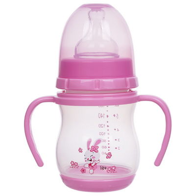 Biberon d'anti de l'automne 6oz 160ml de cou bébé large du silicone pp