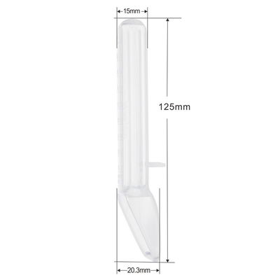 Cuillère confortable de médecine de bébé de 110℃ pp FDA