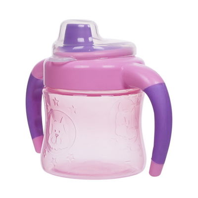 Non double poignée de flaque 6 mois tasse de Sippy de 6 filles d'once