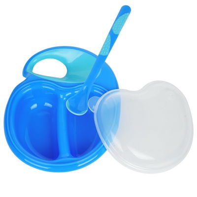 Cuvette de bébé de PVC avec la cuillère