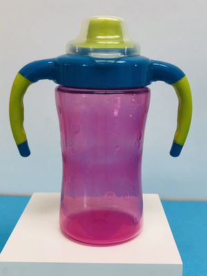 9 mois 7 tasse libre facile de Sippy du bébé de la poignée BPA d'once 260ml