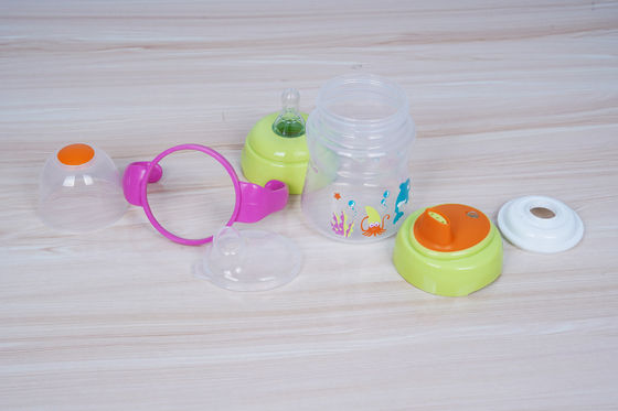 Renversez non 2 dans 1 mois libre de BPA 6 tasse de Sippy de bébé de 6 onces