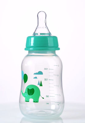 biberon de bébé nouveau-né du silicone pp de catégorie comestible de 5oz 130ml