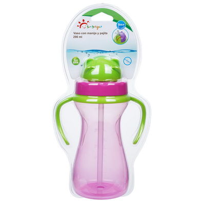 Tasse libre flexible molle de Sippy de bébé de BPA 9oz 290ml