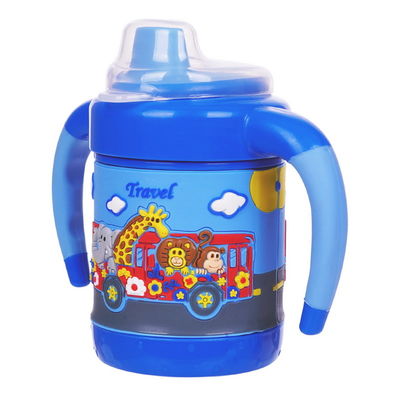 Non mois doux libre des garçons BPA de flaque 6 tasse de formation de bébé de 6 onces