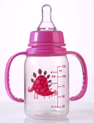 Poignée standard des biberons deux de polypropylène de 4oz 125ml