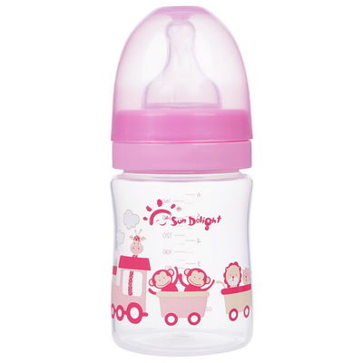 Bouteille d'alimentation pour bébé en PP de 160 ml Large cou Lavable