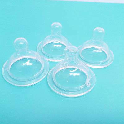 Anti mamelon colique de silicone de bébé du cou EN1 4350 larges