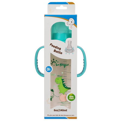 biberon de bébé nouveau-né de 8oz 240ml avec la poignée deux