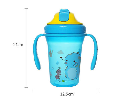 (NOUVEAU) bébé Straw Cup de 300ml pp avec la double poignée