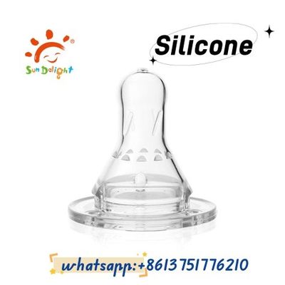 Col standard de l'usine, tétons de bébé, tétons de silicone liquide sans BPA