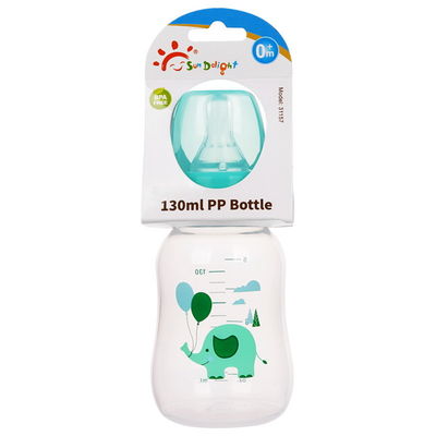 Biberon de bébé standard vert de 5oz 130ml pp
