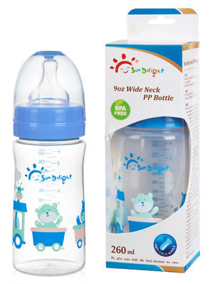 biberon de cou de 9oz 260ml de bébé large de l'arc pp