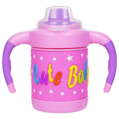 Renversez non BPA Multicolo libre pendant 6 mois tasse de Sippy de bébé de 6 onces